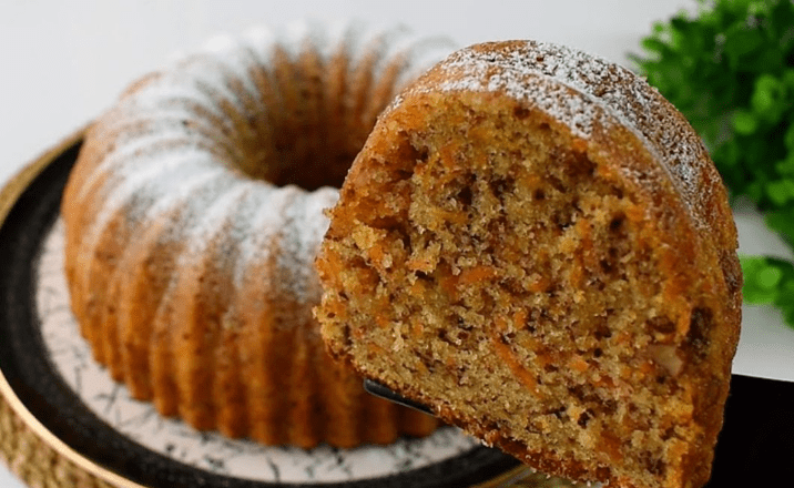 La Torta di carote e noci