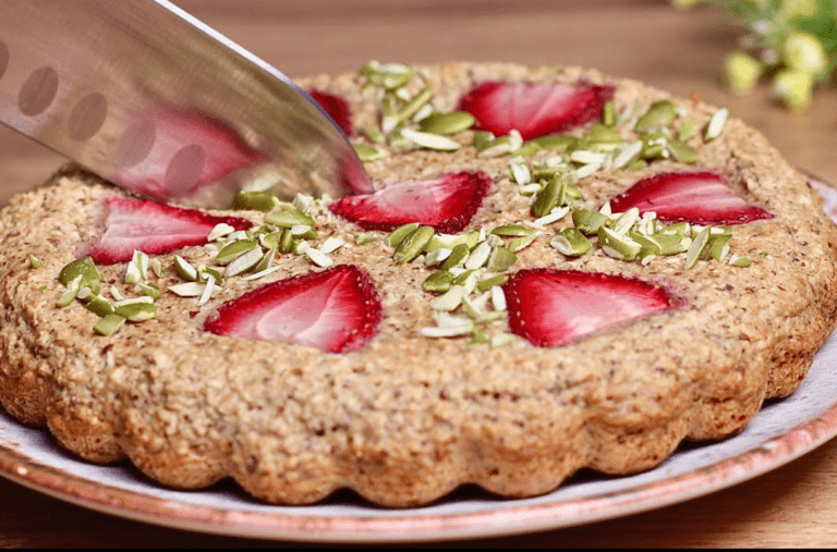 La Torta di Avena con Frutta Secca