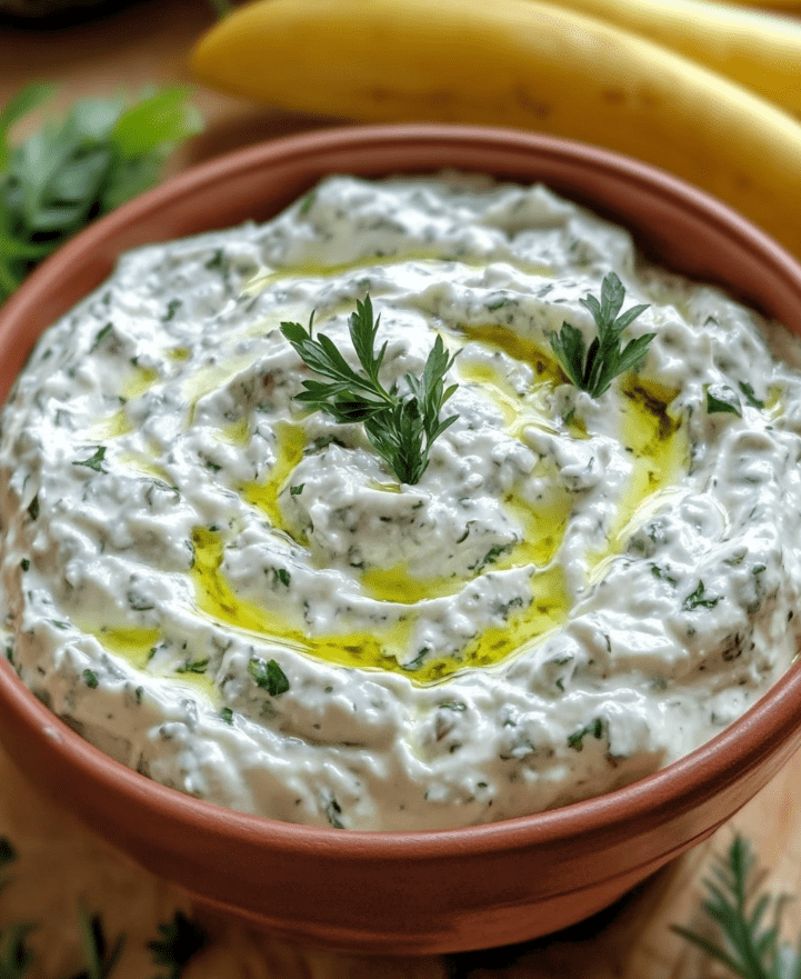 Lo tzatziki è una salsa fresca e deliziosa della tradizione greca