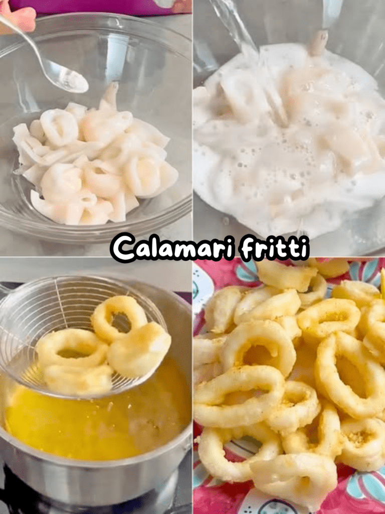 Calamari fritti croccanti fuori e morbidi dentro