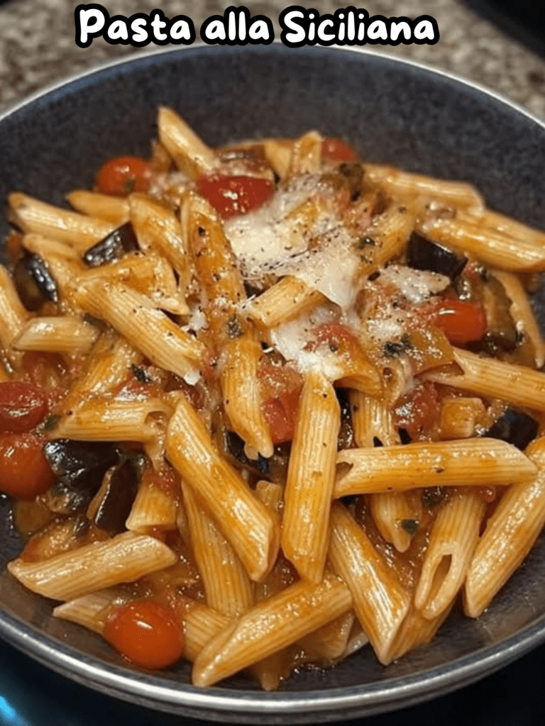 Pasta alla Siciliana: un abbraccio di sapori che ti porteranno dritto in Sicilia!