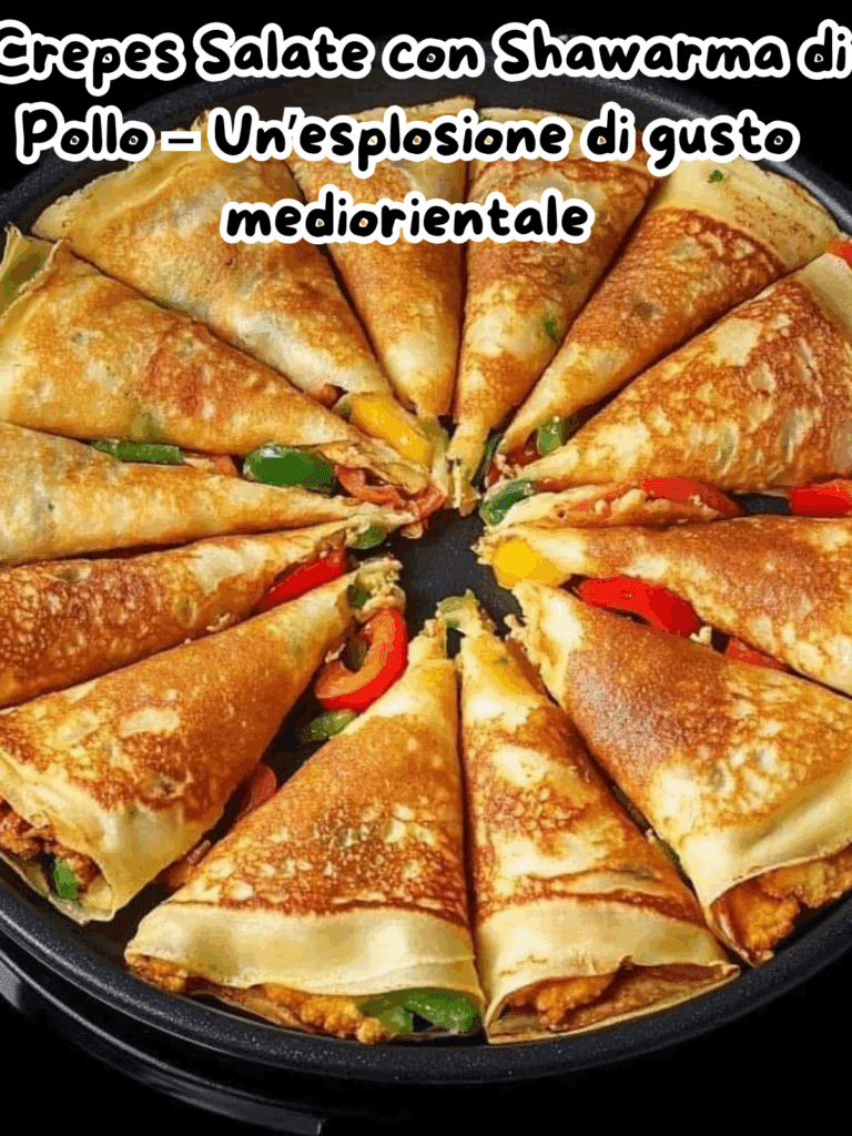 Crepes Salate con Shawarma di Pollo – Un’esplosione di gusto mediorientale