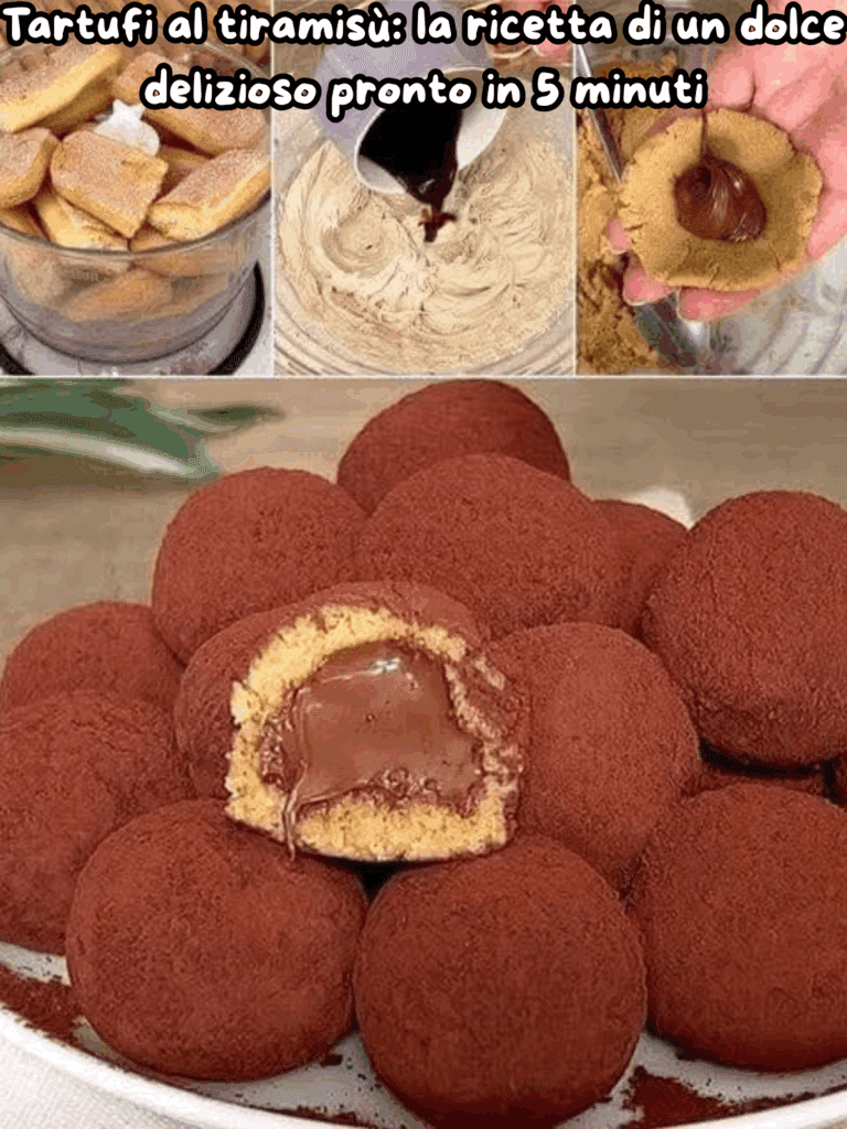 Tartufi al tiramisù: la ricetta di un dolce delizioso pronto in 5 minuti