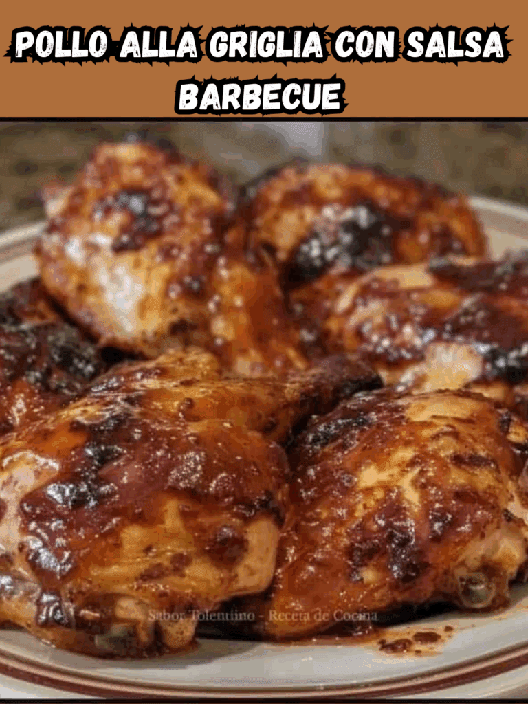 Pollo alla griglia con salsa barbecue