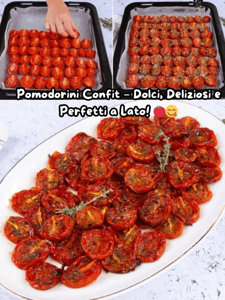Pomodorini Confit – Dolci, Deliziosi e Perfetti a Lato!
