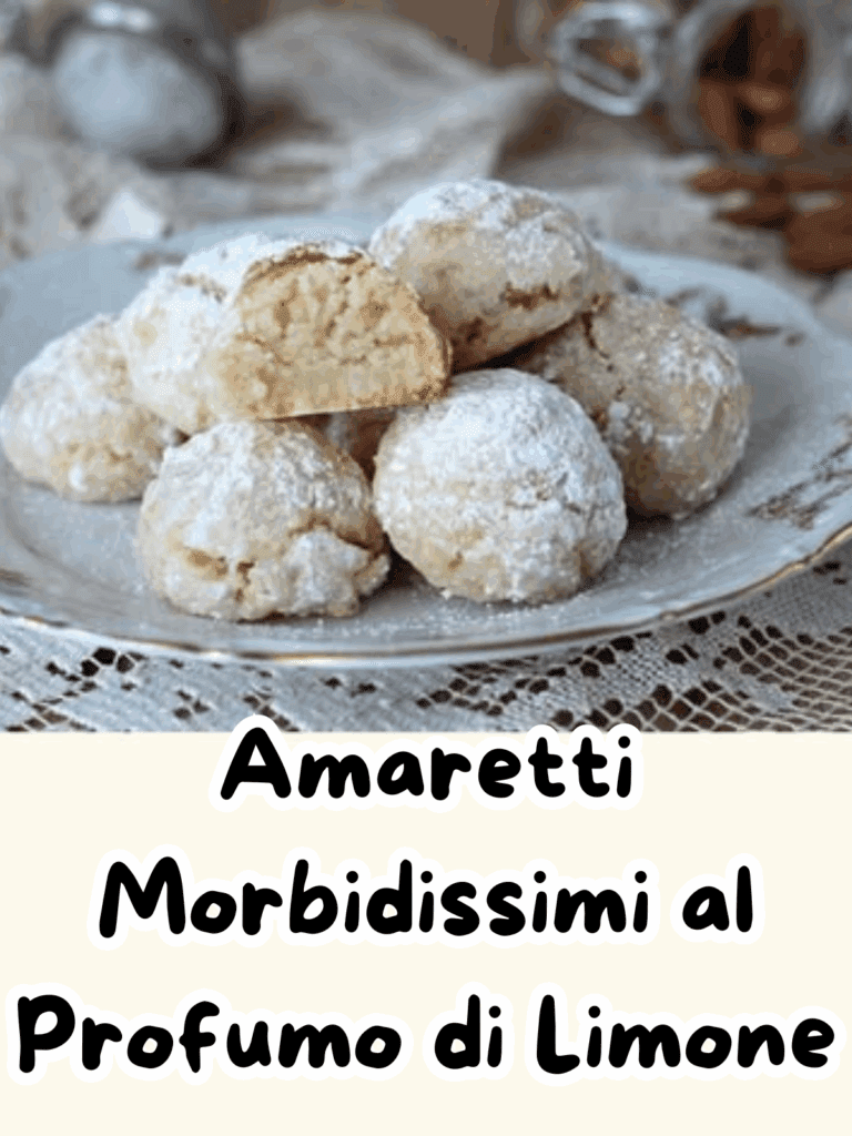 Amaretti Morbidissimi al Profumo di Limone