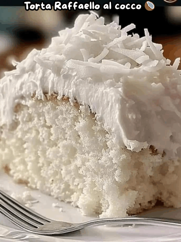 Torta Raffaello al cocco