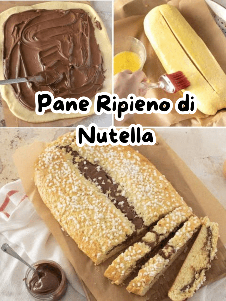 Ricetta Pane Ripieno di Nutella