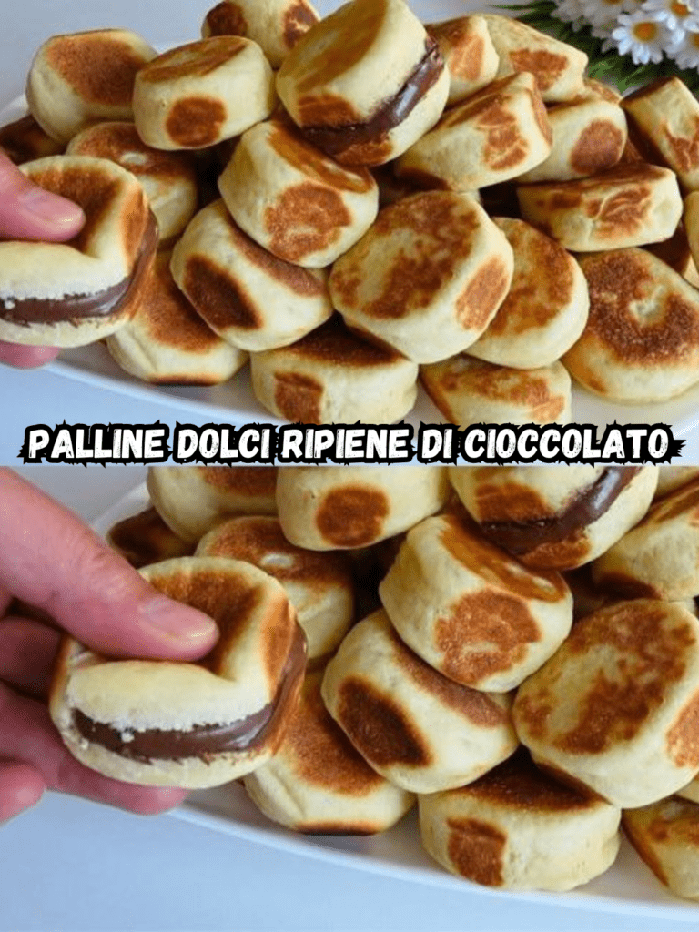 Palline Dolci Ripiene di Cioccolato