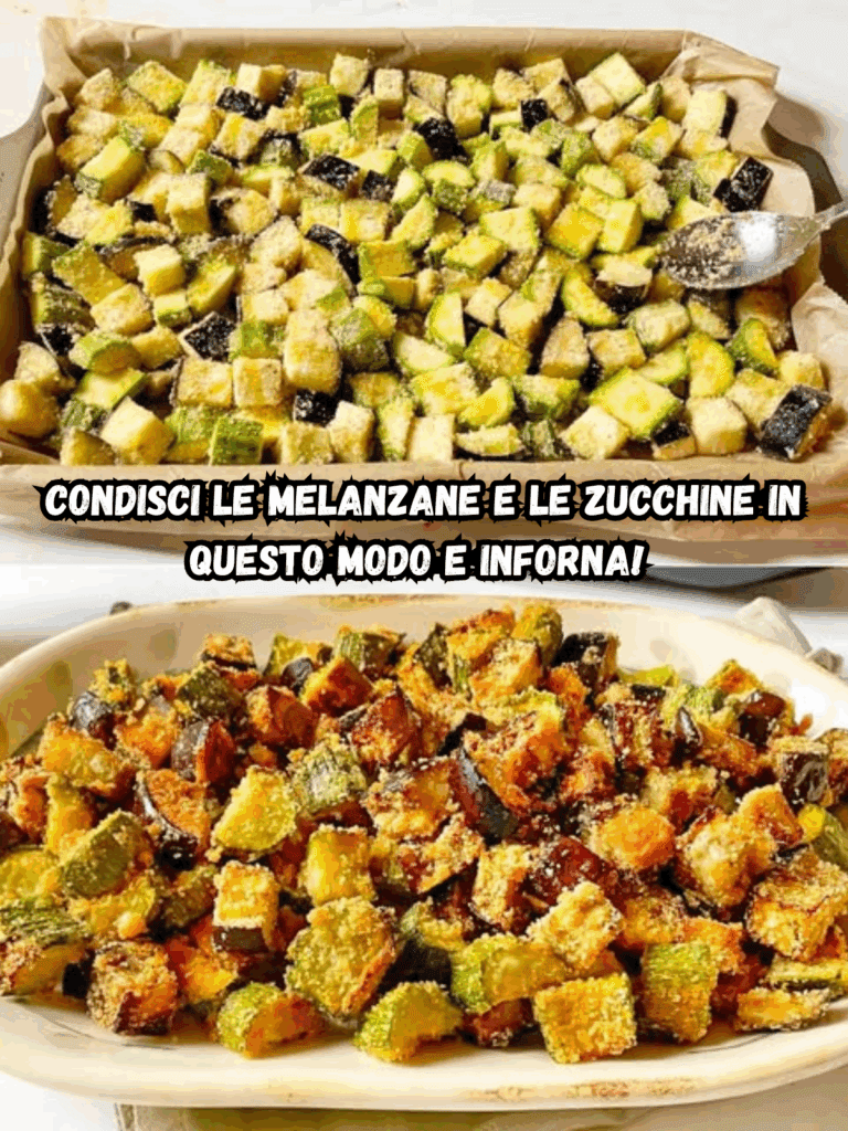 Melanzane e Zucchine al Forno – Il Contorno Leggero e Gustoso che Conquista Tutti