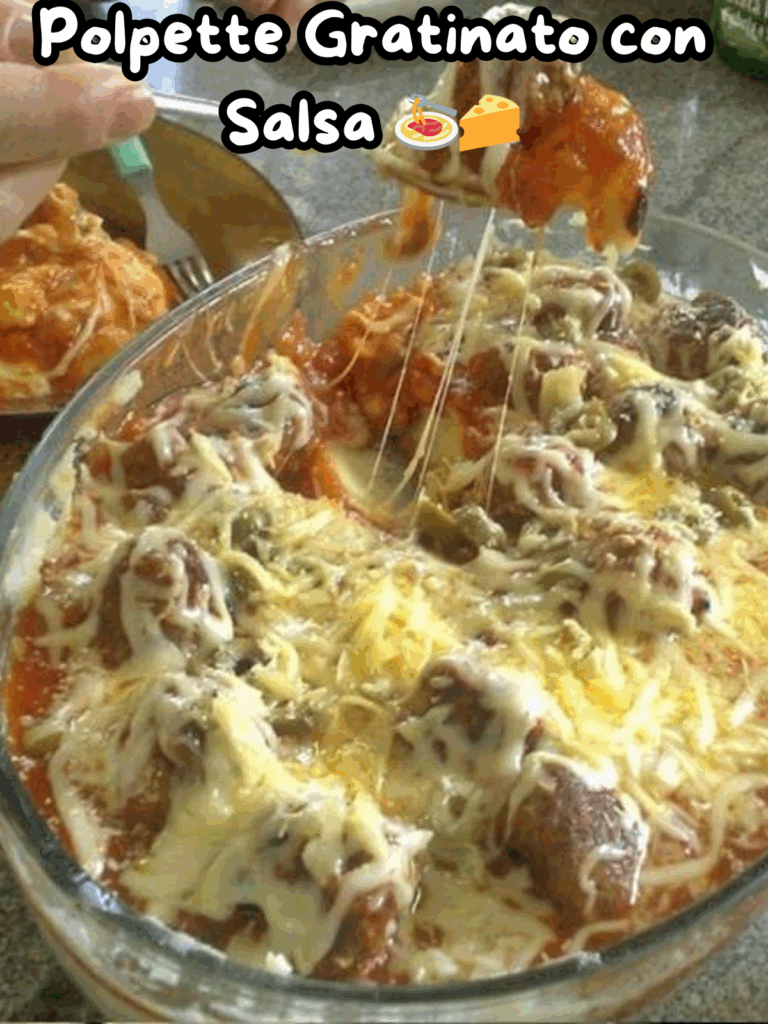 Polpette Gratinato con Salsa