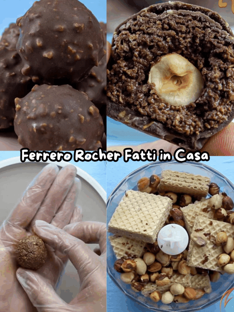Ferrero Rocher Fatti in Casa Delizioso