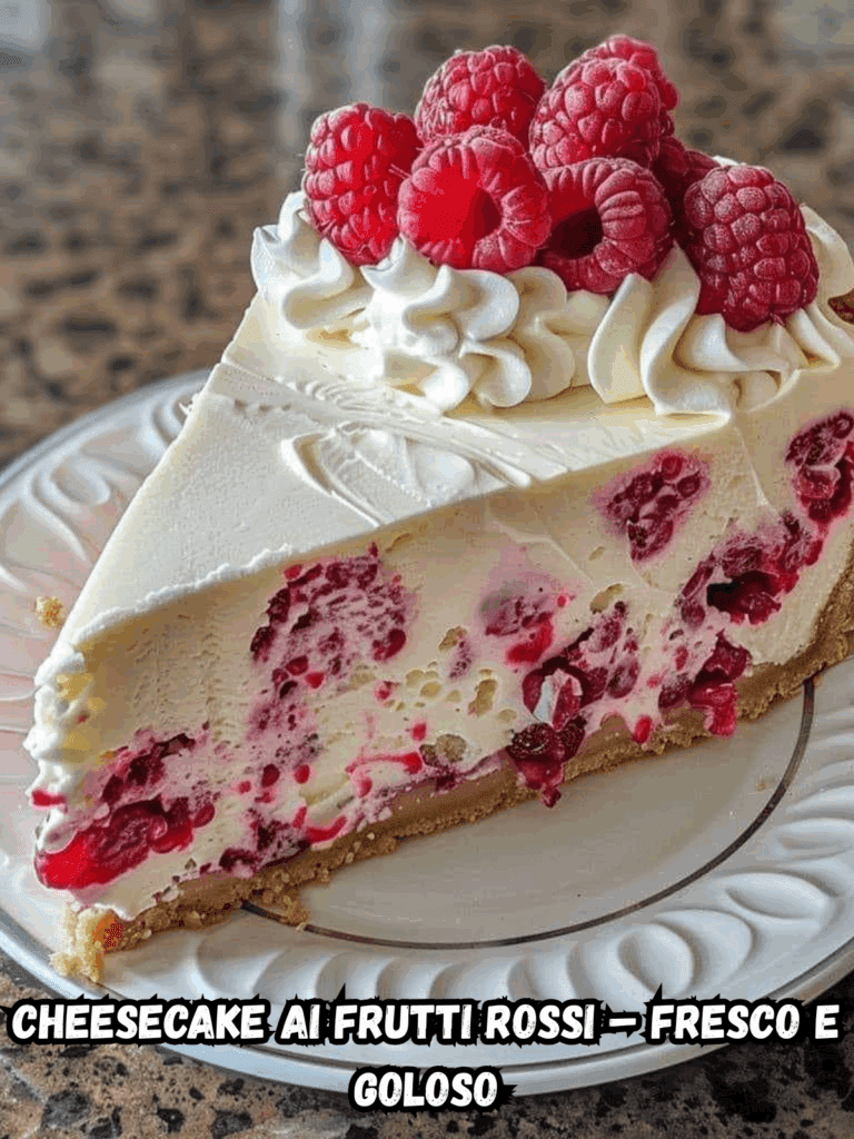 Cheesecake ai Frutti Rossi – Fresco e Goloso