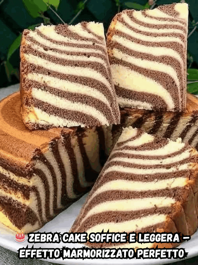 Zebra Cake Soffice e Leggera – Effetto Marmorizzato Perfetto