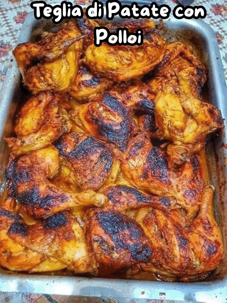 Teglia di Patate con Pollo
