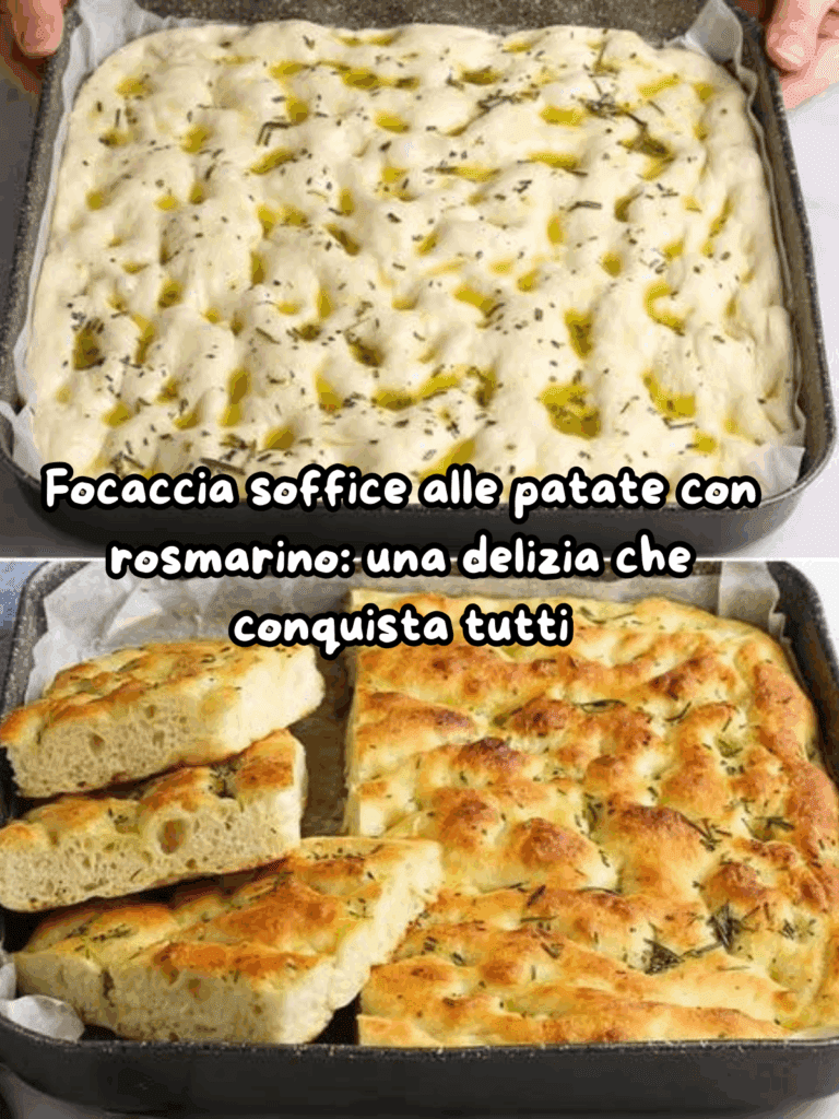 Focaccia soffice alle patate con rosmarino: una delizia che conquista tutti