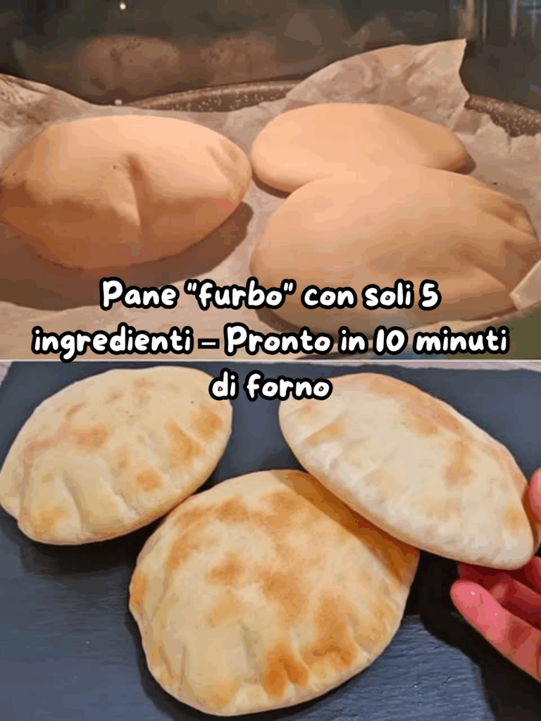 Pane "furbo" con soli 5 ingredienti – Pronto in 10 minuti di forno