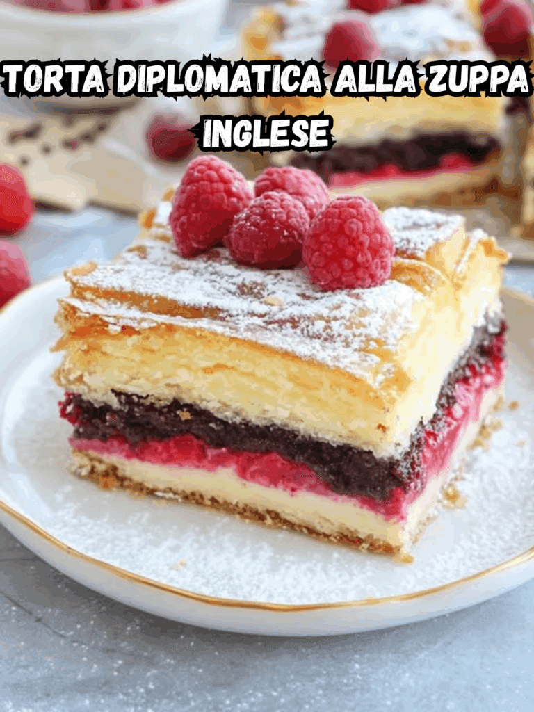 Torta Diplomatica alla Zuppa Inglese