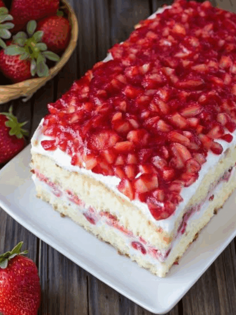 Torta alle fragole semplice e irresistibile