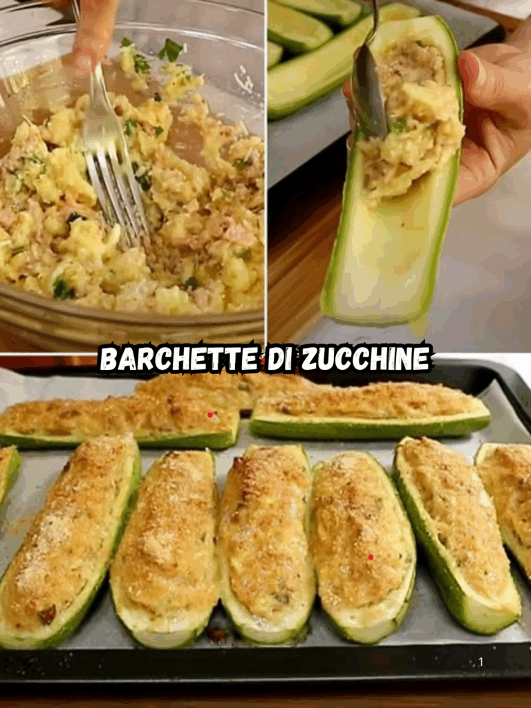 Barchette di Zucchine al Forno: Un’Idea Saporita e Leggera per Tutta la Famiglia