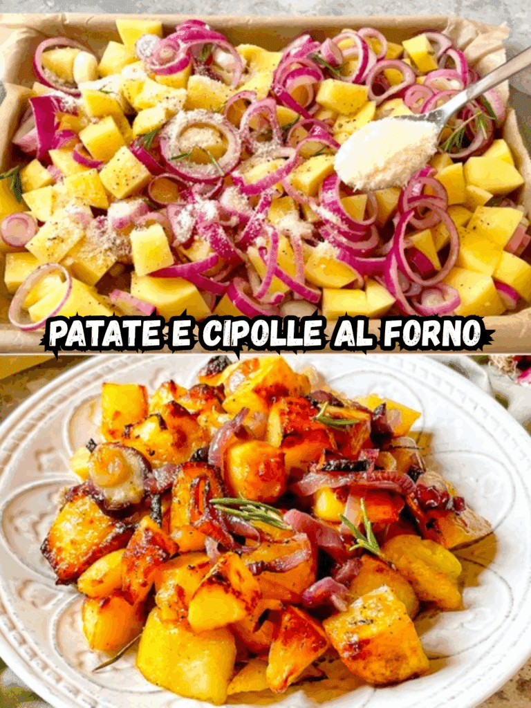 Patate e cipolle al forno