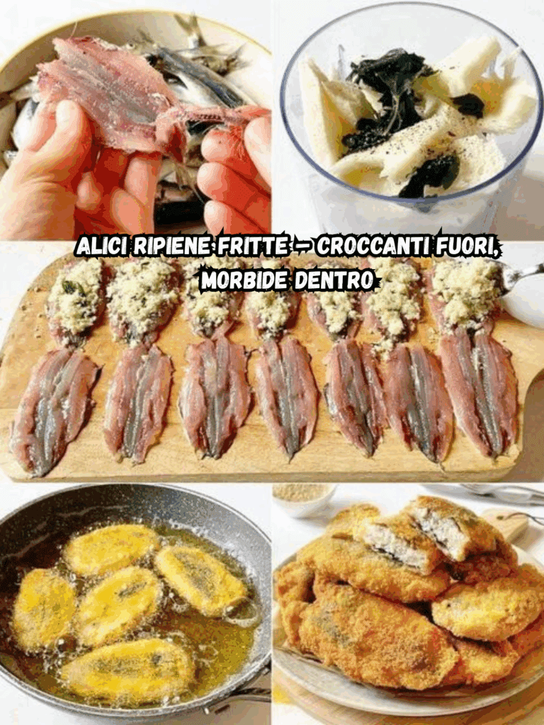 Alici Ripiene Fritte – Croccanti Fuori, Morbide Dentro