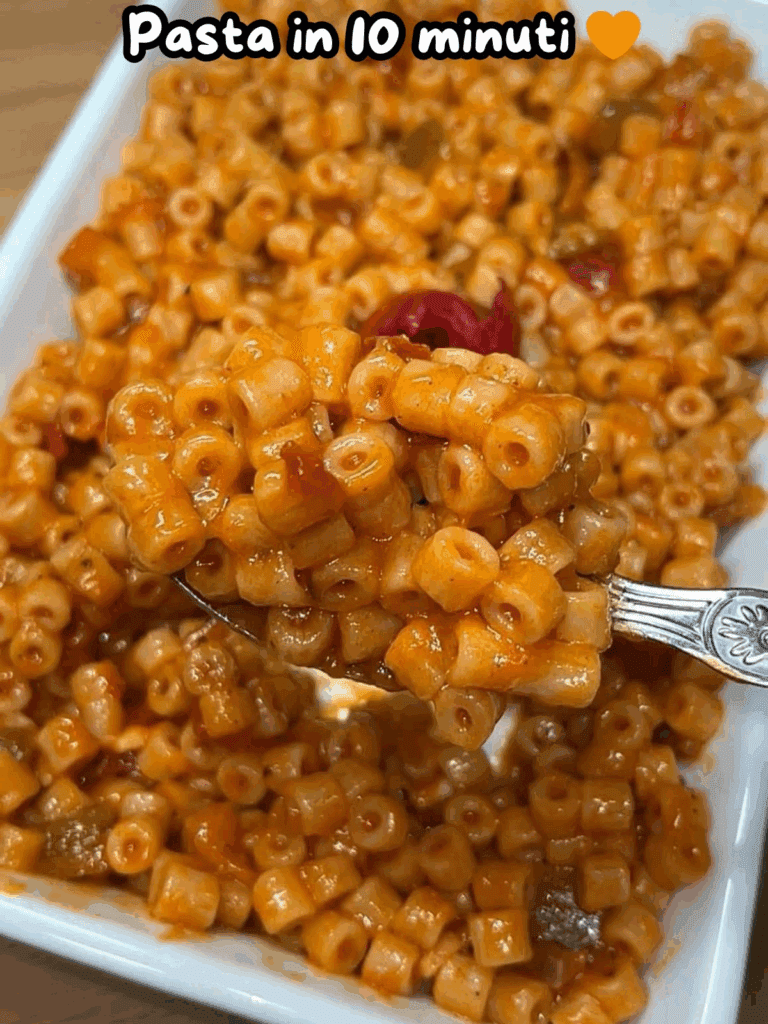 Pasta Pronta in 10 Minuti