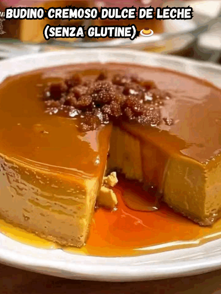 Budino cremoso al Dulce de Leche (senza glutine)