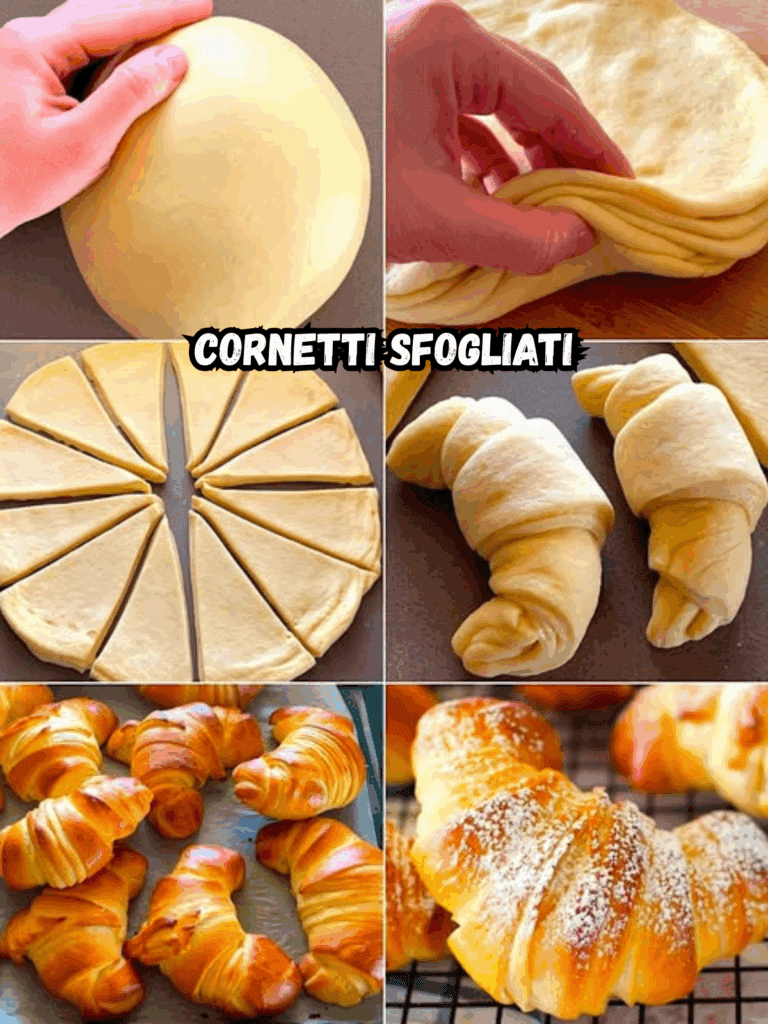 Cornetti Sfogliati: Delizia fragrante per la colazione