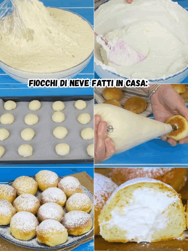 Fiocchi di neve fatti in casa: la ricetta delle soffici nuvole ripiene