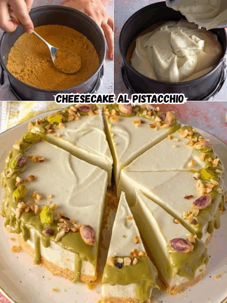 Cheesecake al pistacchio: un dessert raffinato e irresistibile