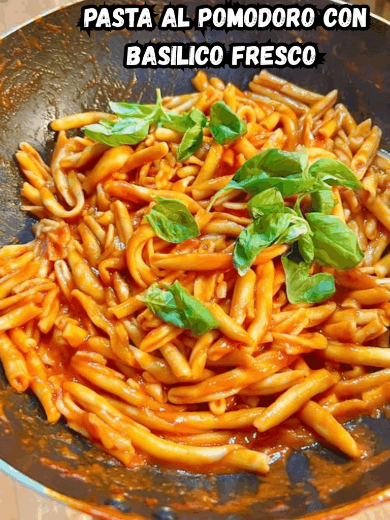 Pasta al pomodoro con basilico fresco – Un classico intramontabile della cucina italiana