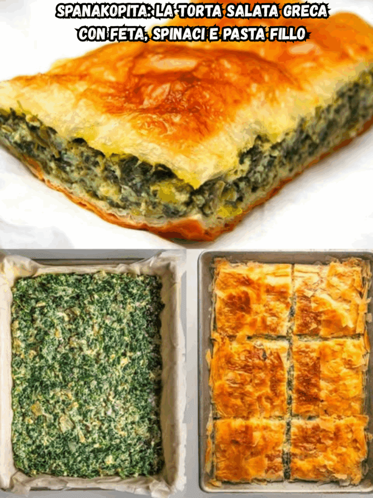 Spanakopita: La Torta Salata Greca con Feta, Spinaci e Pasta Fillo