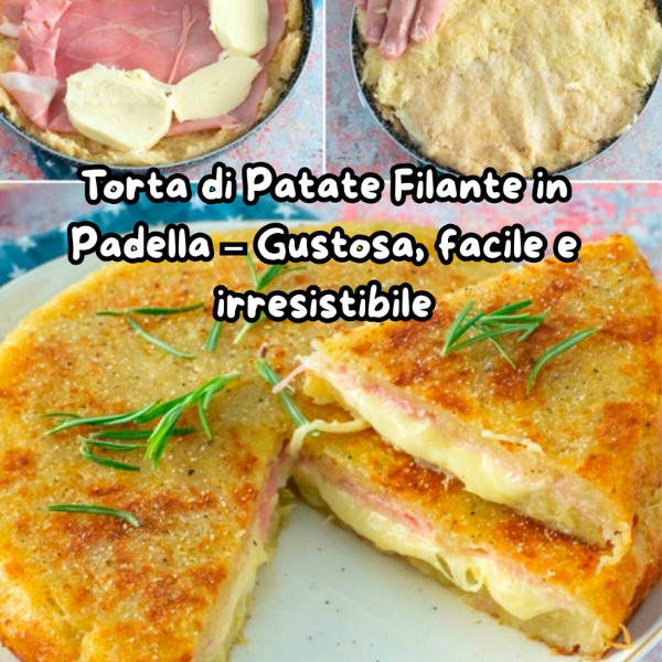 Torta Filante di Patate in Padella: semplice,