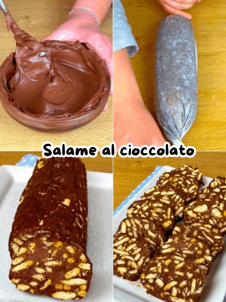 Salame al cioccolato light senza uova e senza burro: una dolcezza leggera e irresistibile