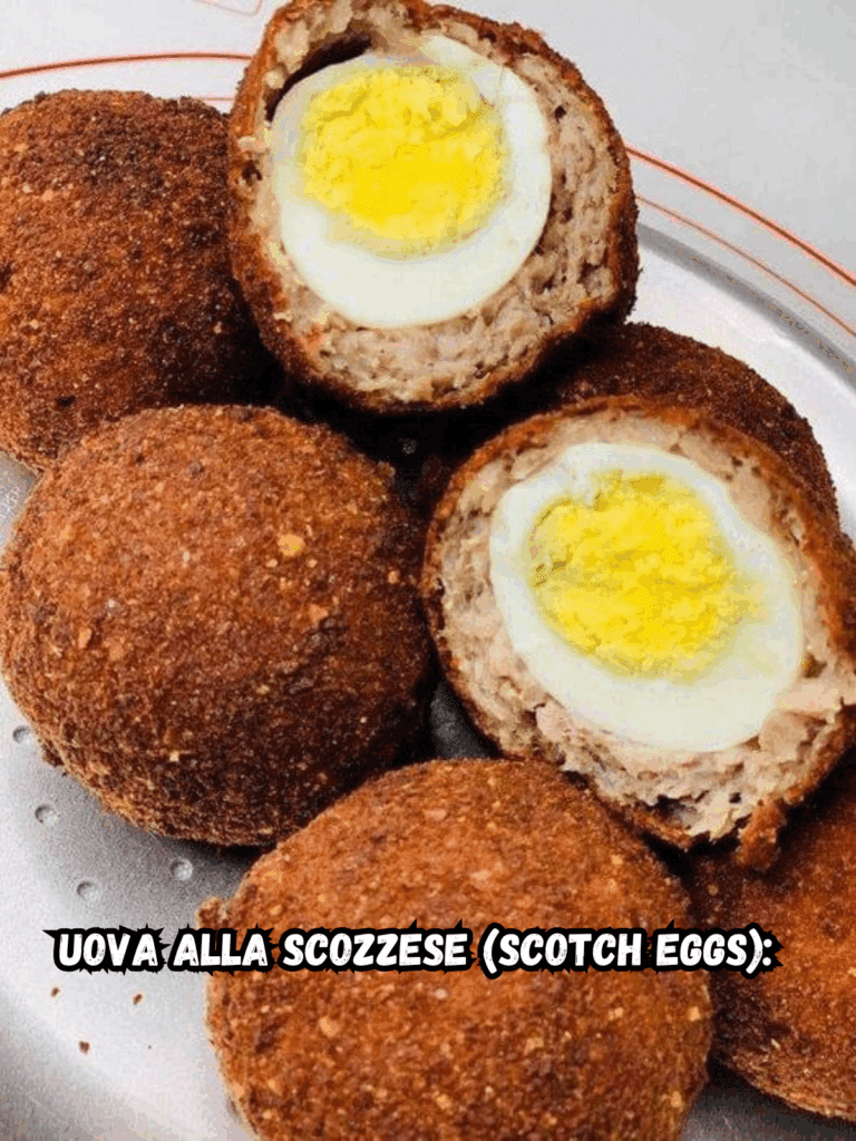 Uova alla Scozzese (Scotch Eggs): Deliziosi snack salati dal cuore morbido