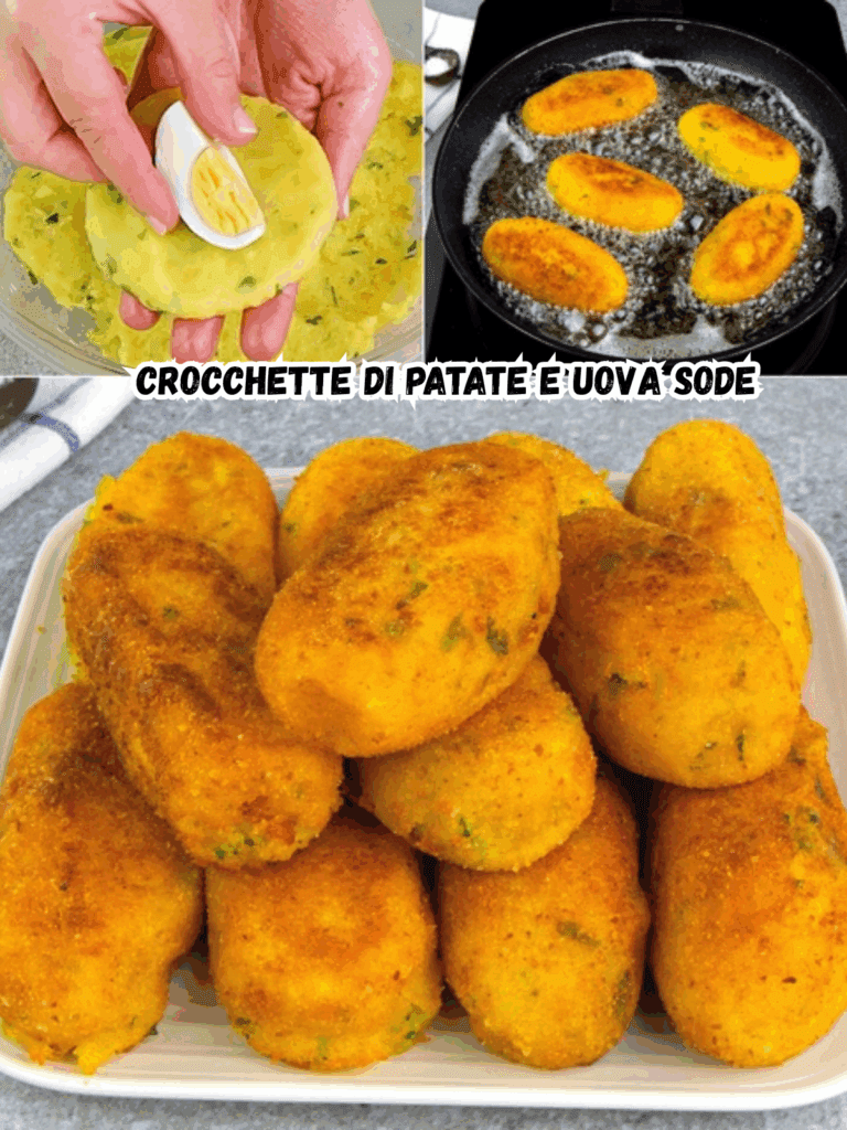 Crocchette di Patate con Uova Sode – Sfiziose, Croccanti e dal Cuore Tenero