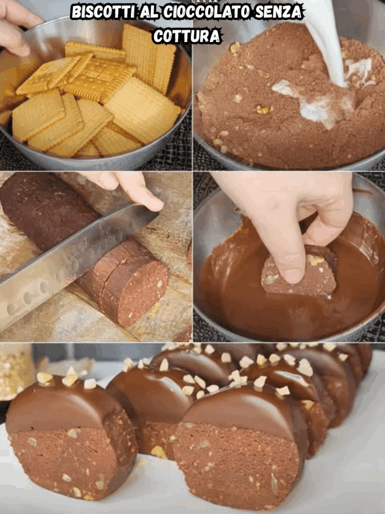 Biscotti al cioccolato senza cottura: dolcezza facile e irresistibile