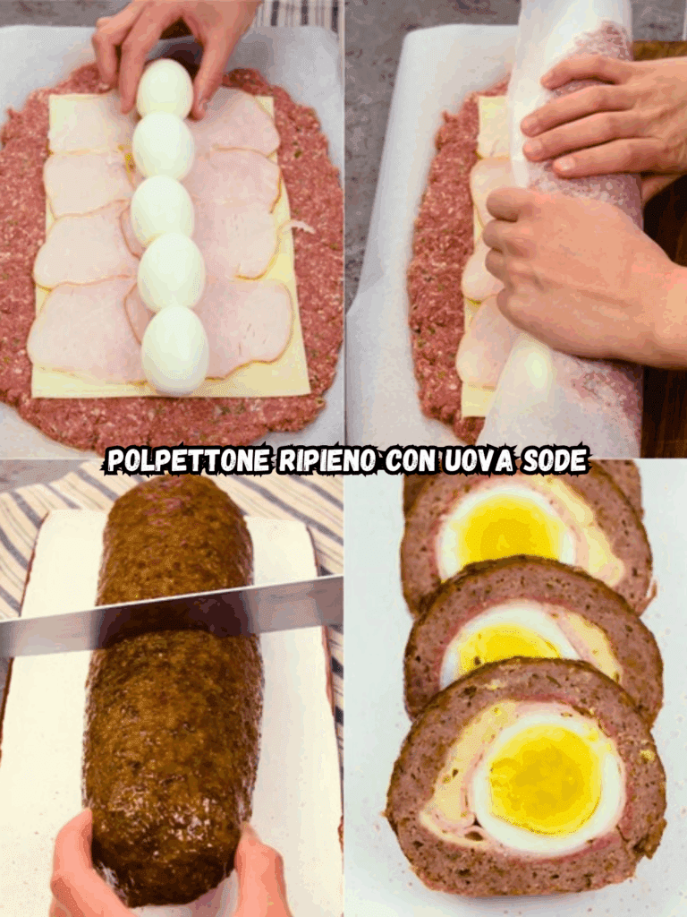 Polpettone ripieno con uova sode: un classico intramontabile della cucina casalinga italiana