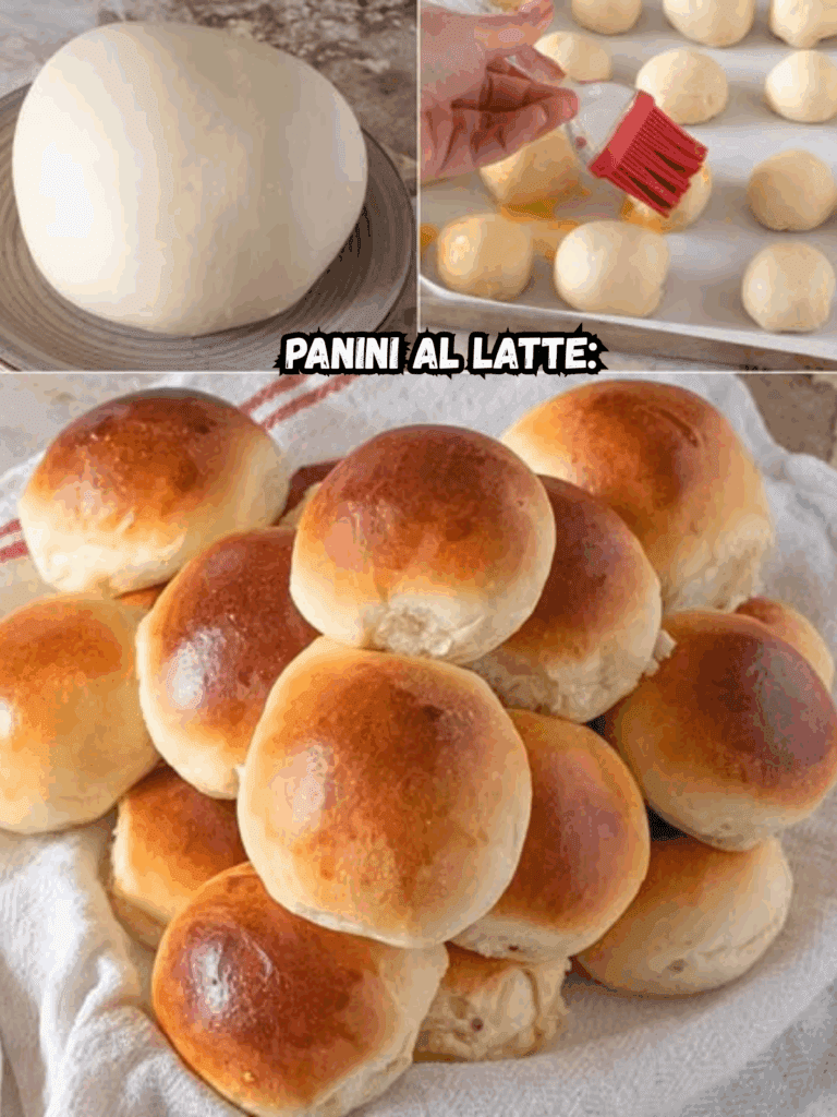 Panini al latte: soffici, dorati e irresistibili, come dal fornaio