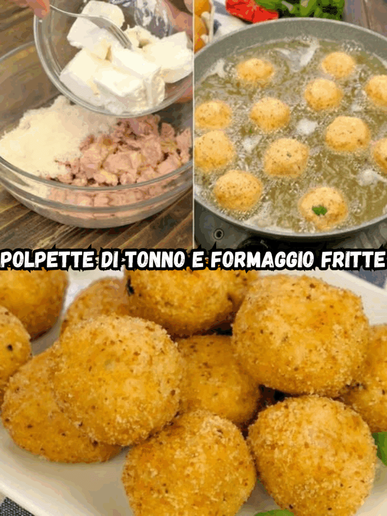 Polpette di Tonno e Formaggio Fritte
