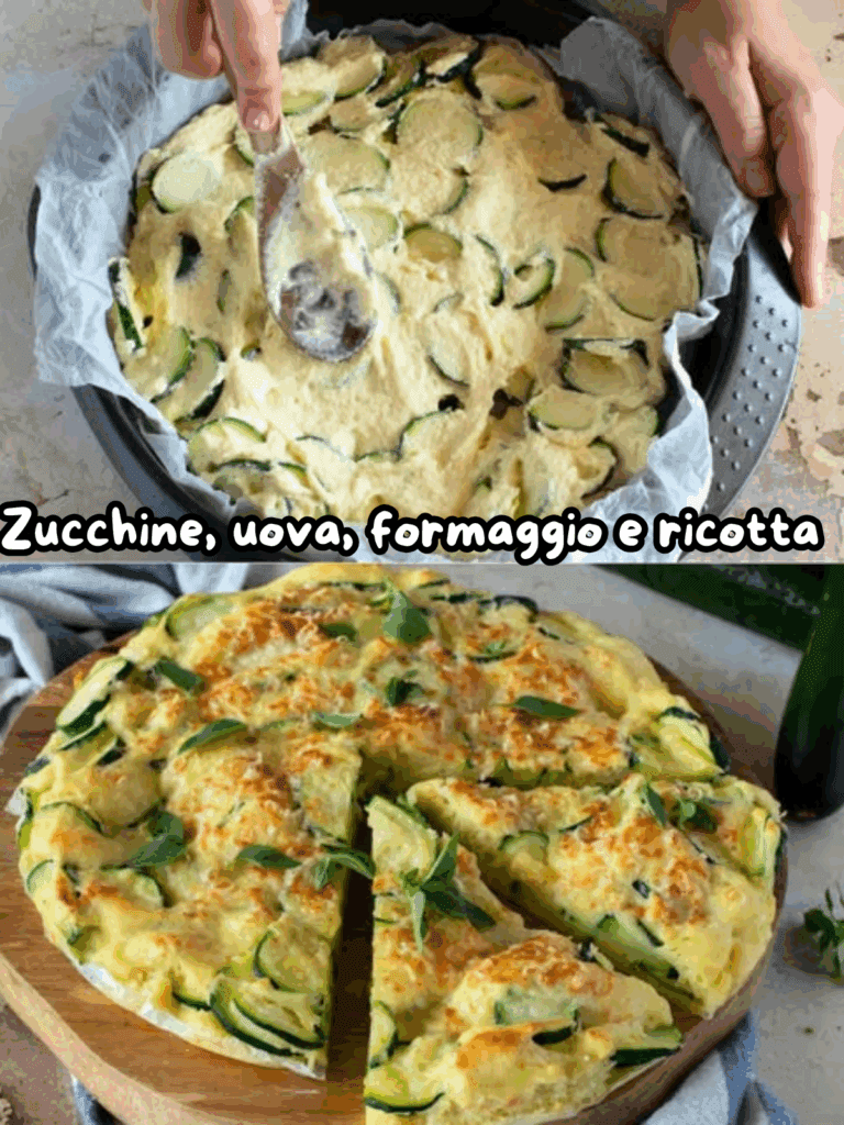Torta rustica alle zucchine, ricotta e parmigiano: una delizia soffice, genuina e irresistibile