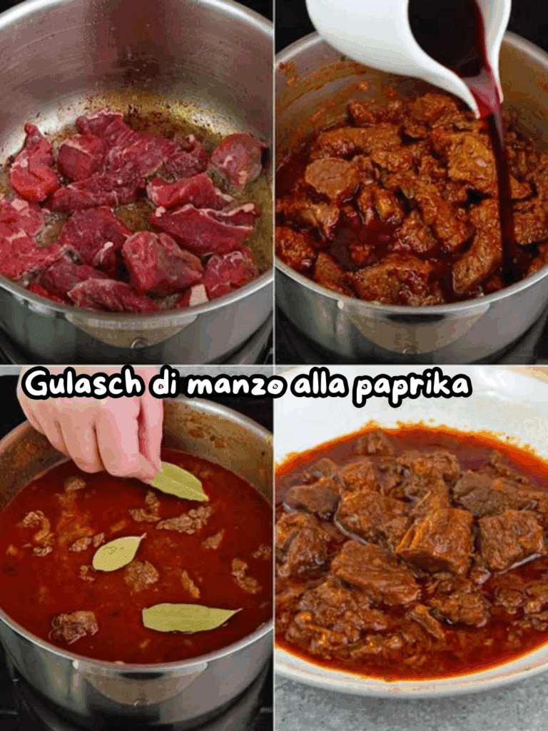 Gulasch di manzo alla paprika – Il comfort food perfetto per le giornate fredde