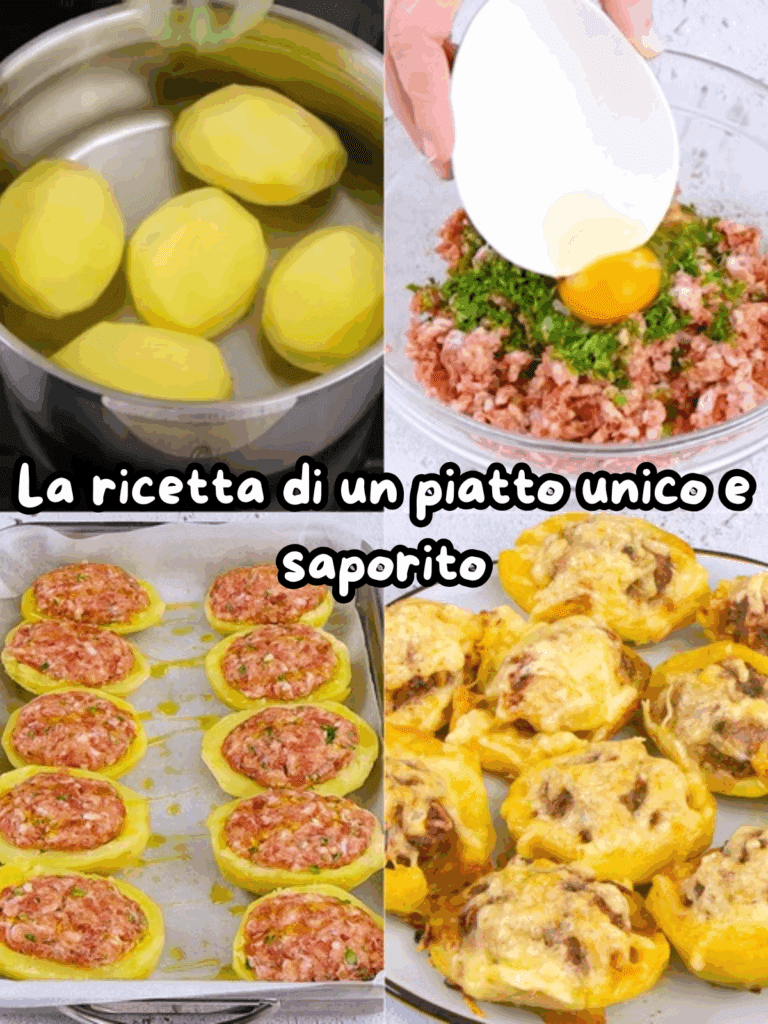 Patate ripiene di carne al forno: un piatto unico ricco e saporito