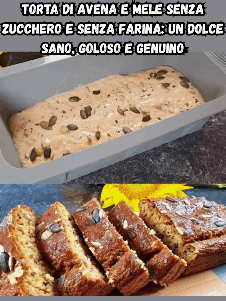 Torta di avena e mele senza zucchero e senza farina: un dolce sano, goloso e genuino