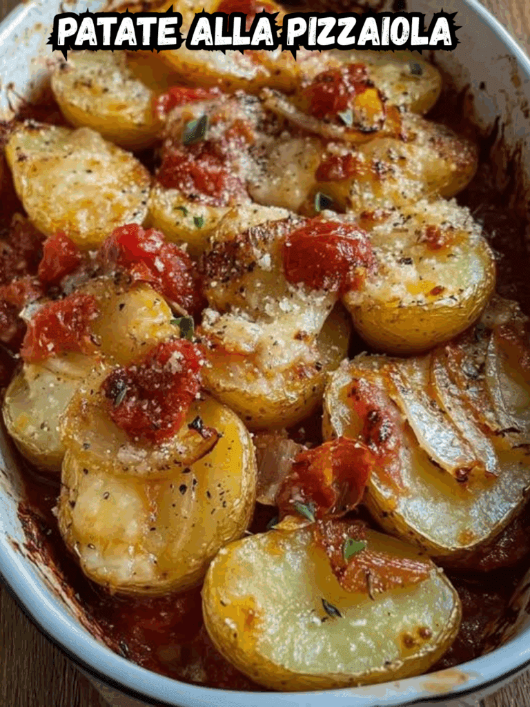 Patate alla pizzaiola: il calore del forno che profuma d’amore