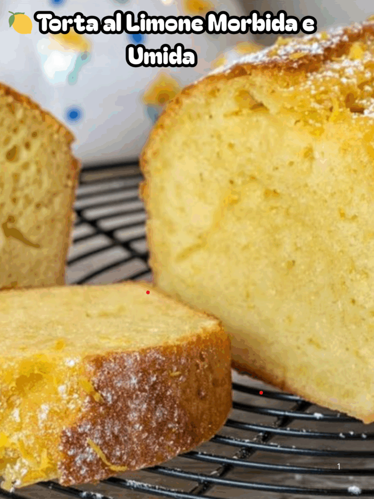 Torta al Limone Morbida e Umida