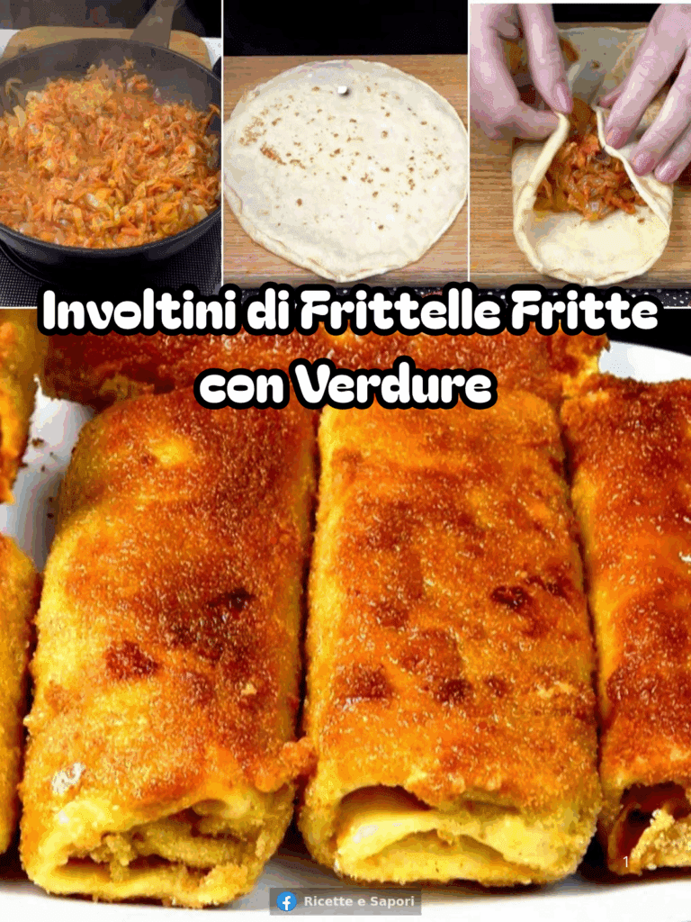 Involtini di Frittelle Fritte con Verdure