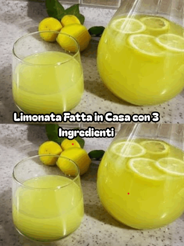 Limonata Fatta in Casa con 3 Ingredienti