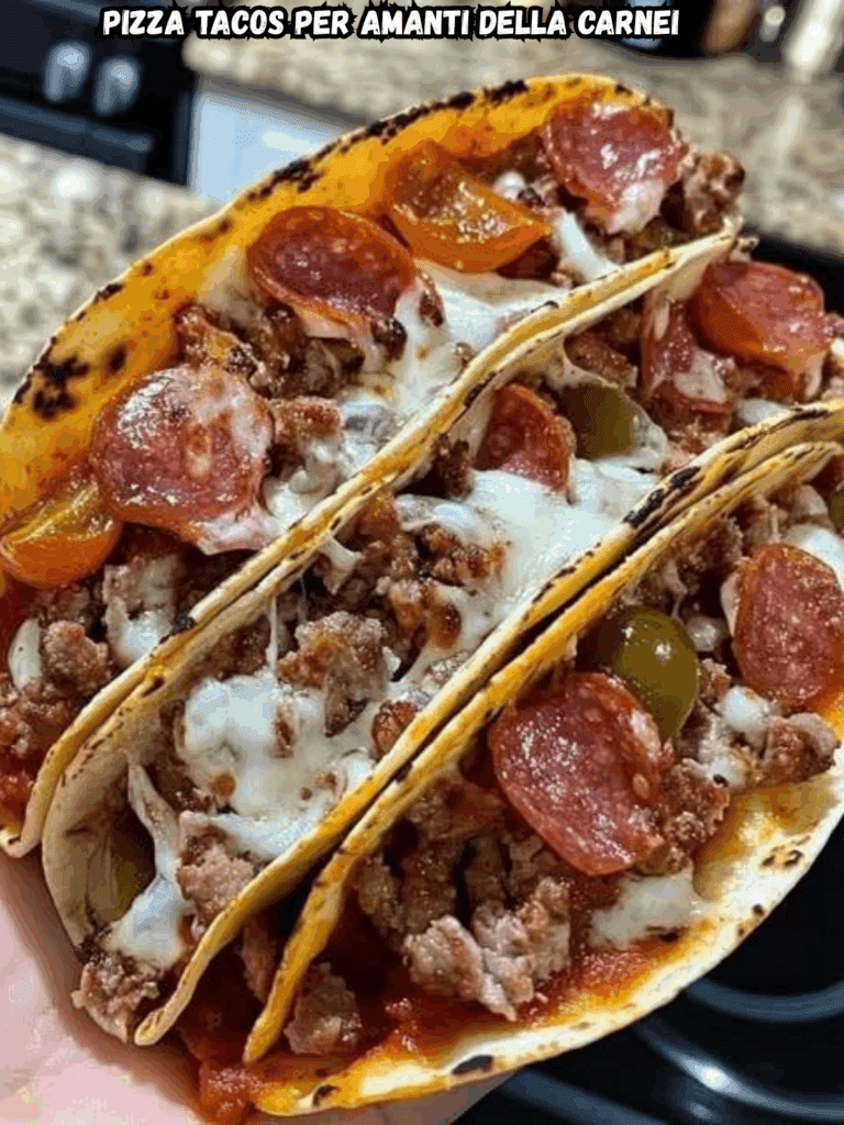 Pizza Tacos per Amanti della Carne